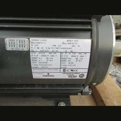 USED EMERSON MOTOR CO. AS70