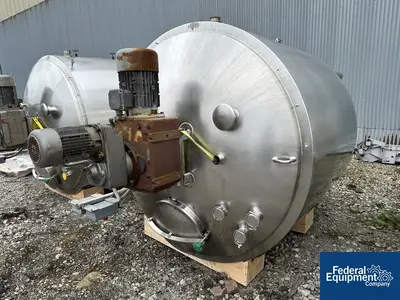 USED Walker 1,000 Gal Walker Twin Motion Processor Kettle, 316L S/S, 75#