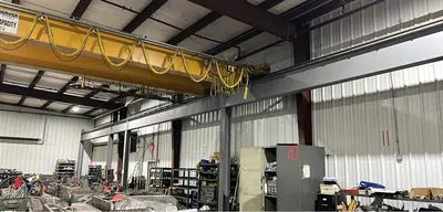 Used ANCHOR 10 TON DOUBLE GIRDER BRIDGE CRANE Cranes (Misc) Wisconsin US | Lemke Machinery Sales #1506478
