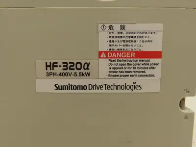 Sumitomo HF3214-5A5 VFD Inverter AC Drive 380/500V 5.5kW 7.5HP 3PH Missing Screw