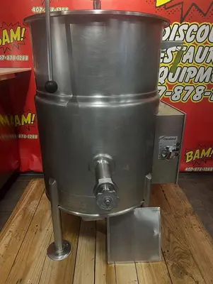 Cleveland KGL25 25 gal Steam Kettle - Stationary, 2/3 Jacket, Natural Gas