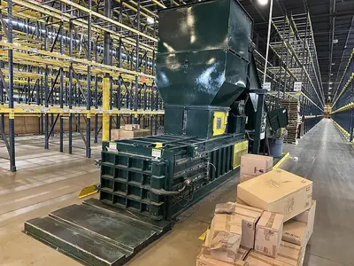 USED INTERNATIONAL BALER CORPORATION NA-1295-48 CLOSED DOOR BALER