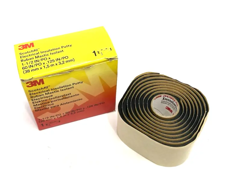 New | in-Stock 3M Electrical Insulation Putty, 1-1/2 in x 60 in, Black Electrical Fittings Michigan US | Maverick Industrial Sales #1502520