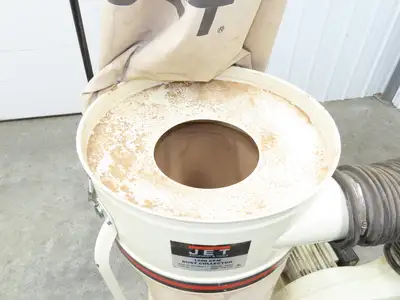 Jet DC-1200A-1 Dust Collector 2HP 1PH 230V Motor Woodworking Vac Single Bag