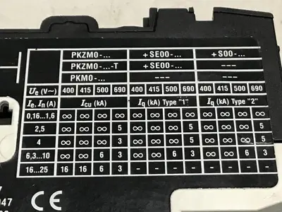 USED MOELLER PKZM0-10