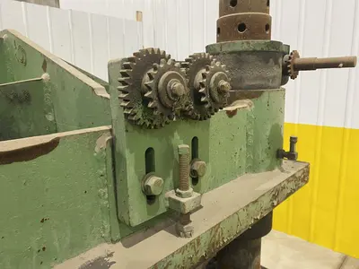 50 TON X 38" X 60" ASC / BENCHMASTER  MODEL #50-4-3860-2-12 4-POST CUTOFF PRESS: STOCK #19939