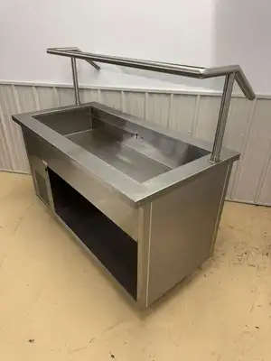 Used Randell Used Randell RAN SCA-4 Refrigerated 4 Pan Serving Counter, Cold Food 120V Food Prep Tables Illinois US | Falcon Restaurant Supply #1375102
