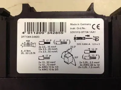 USED SIEMENS 3RT1 044-3AK60