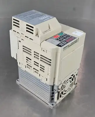 Yaskawa CIMR-VU4A0005FAA with SI-N3/V PRG:1019. V1000 AC Drive. 1B-16