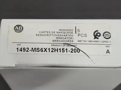 NEW ALLEN-BRADLEY 1492-MS6X12H151-200
