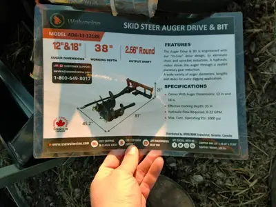 WOLVERINE AUGER AND DRIVE BIT