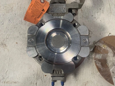 3" Fisher 8580 Butterfly Valve with Kinetrol actuator and DXP positioner New Storeroom Spare