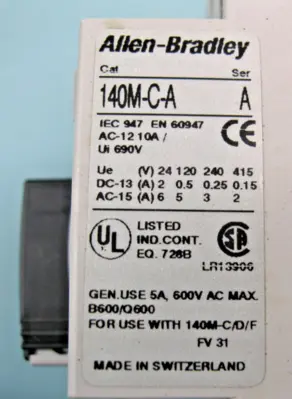 USED Allen-Bradley 140M-C2E-B40