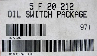 NEW CARRIER 5-F-20-212 OIL SWITCH PACKAGE 5F20212