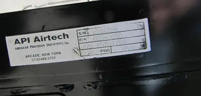 CompAir 50 HP Rotary Vane Air Compressor Baldor Electric Motor  215 CFM 460V 3Ph