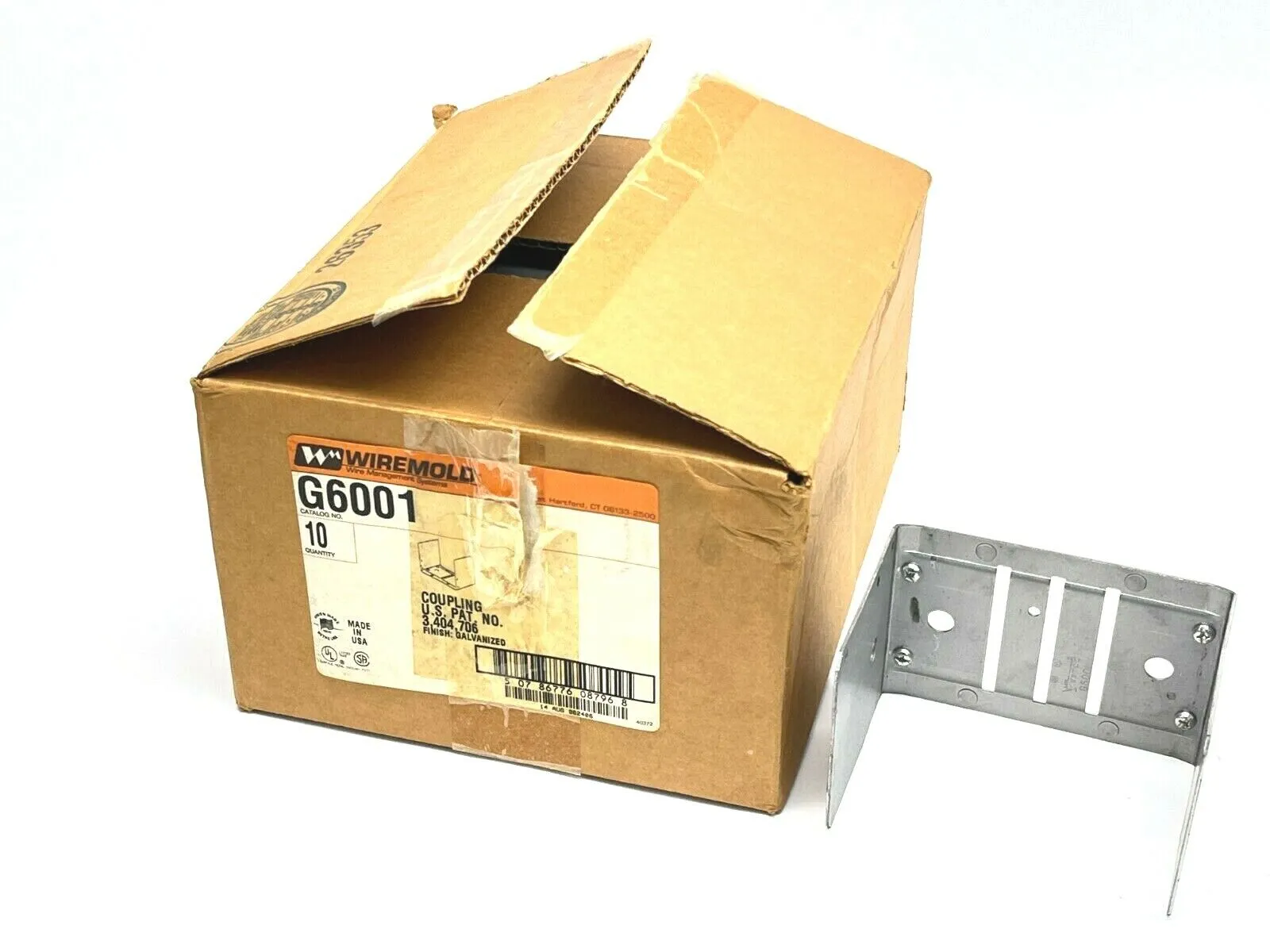 G6001 | Wiremold  Divider Clip Coupling BOX OF 10 - New Other