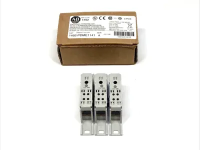 New | in-Stock Allen-Bradley Enclosed Powerblock Ser. A 600V 115A 1-Pole BOX OF 3 Terminal Blocks Michigan US | Maverick Industrial Sales #1407070
