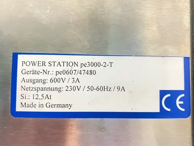 USED PLATING ELECTRONIC POWER STATION 3A 600V