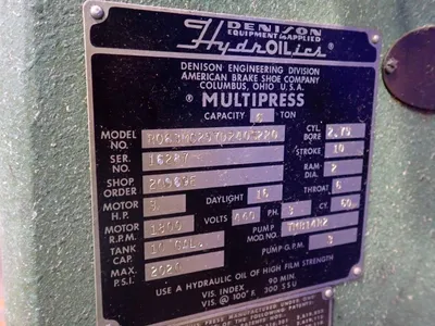 Used DENISON R063MC25702405220 Hydraulic Presses Ohio US | HGR 24 #917644
