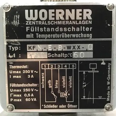 USED WOERNER KFN-E-B-WXX-O