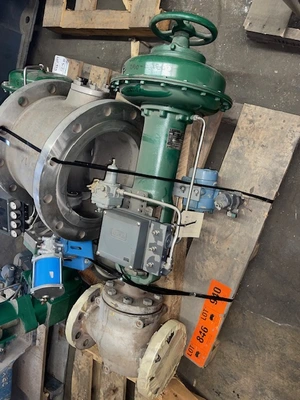 Fisher control valve type ED size 4"-250, material WCB/SS
