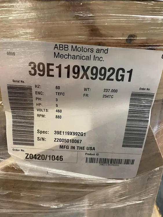 Used BALDOR 39E119X992G1 Industrial Controls | Surplus Asset Holdings #1220191