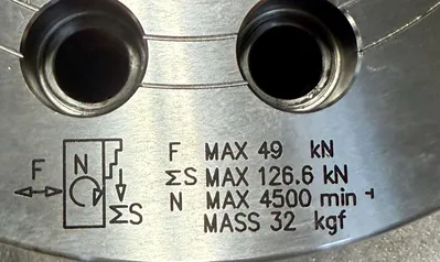 SAMCHULLY MH-210V1 Chucks | Great American Equipment Company (2)