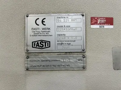 Used FASTI 225-32/6.0 Folding machines Georgia US | The Equipment Hub #967923