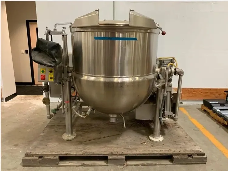 Used 2013 CLEVELAND RANGE HAMKDL150CCTS Cooking Kettles New York US | America's Steam Kettle Headquarters #135095