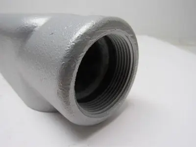 OZ GEDNEY C57 1-1/2" CONDUIT BODY FORM 7 LOT TYP C GRAY IRON LOT OF 2