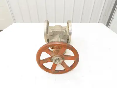 Ladish Gate Valve 2-1/2" ANSI Class 150 275PSI Stainless Steel Rising Stem