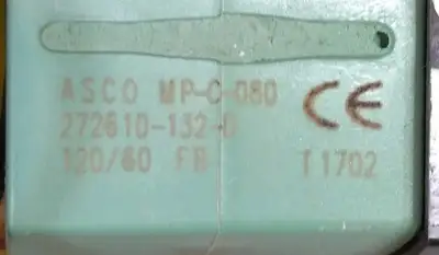 Asco 8300G076F Solenoid Valve Loc6C25/1