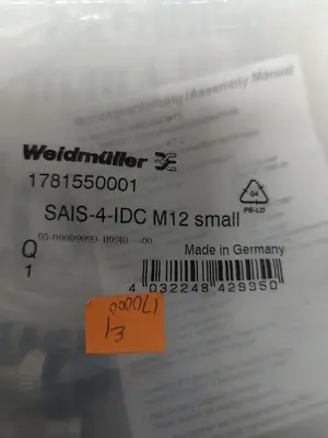 New | in-Stock WEIDMÜLLER 1781550001 Cable & Wire Ohio US | Surplus Asset Holdings #1234850