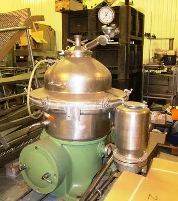 Westfalia SAMR 5036 wine/juice clarifier centrifuge, 316SS.