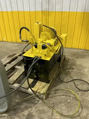 100 TON PEDDINGHAUS MODEL #WP-100-12  PORTABLE HYDRAULIC WEB PUNCH PRESS: YOBRO #24626
