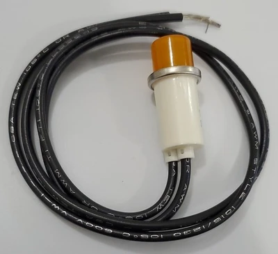 *NEW* Amber Pilot Indicator Light 125Vac 1/2 Watt Replaceable Lamp + Warranty!