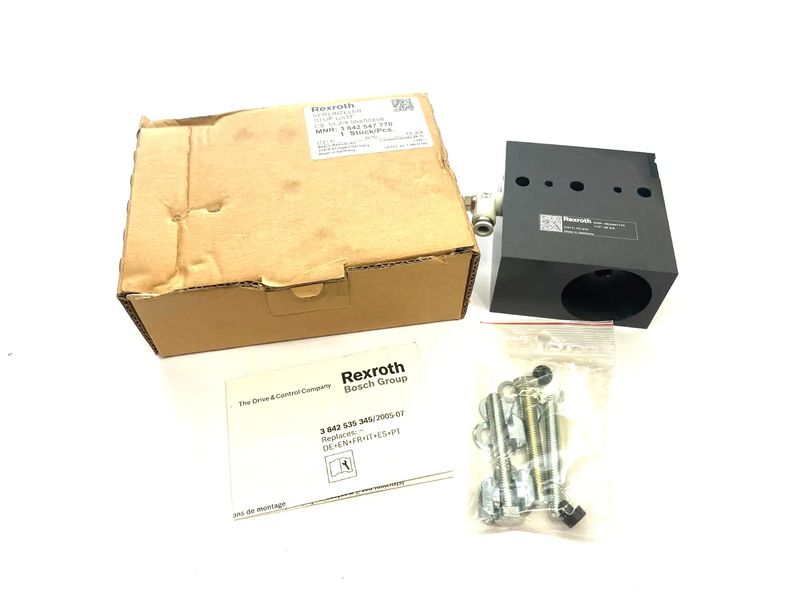 USED BOSCH REXROTH STOP GATE VE2/H