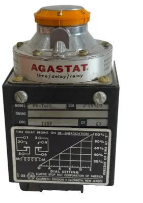 NEW AGASTAT DE-Y-22 TIME DELAY RELAY 115V DEY22