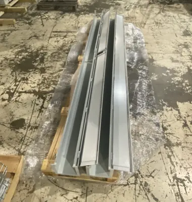 New | in-Stock Hoffman nVent Lay-In Wireway Sections PAINTED WHITE, LOT OF 3-PCS, 20 FEE Electrical Boxes Michigan US | Maverick Industrial Sales #1390584