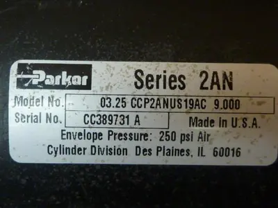 USED PARKER 03.25 CCP2ANUS19AC 9.000