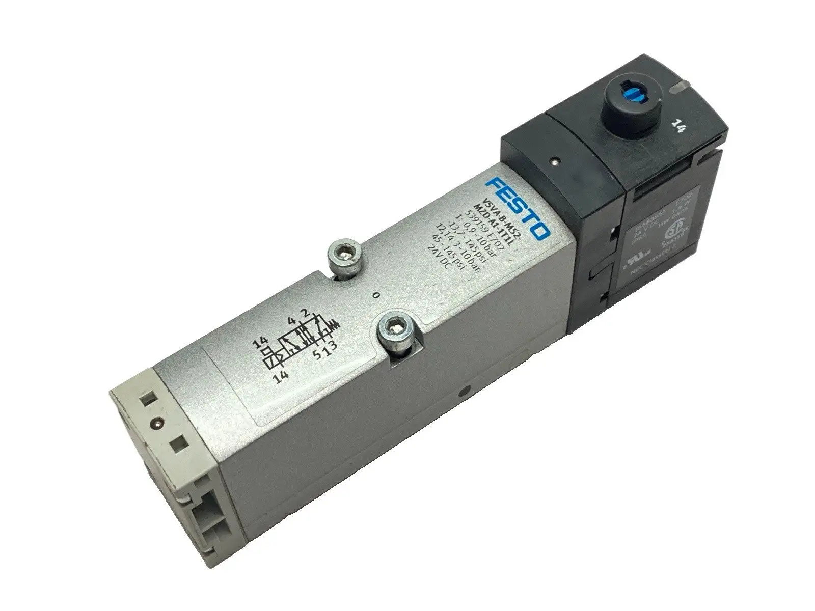 Used Festo Air Solenoid Valve 5/2 Monostable, 539159 Solenoid Valves Michigan US | Maverick Industrial Sales #1395085