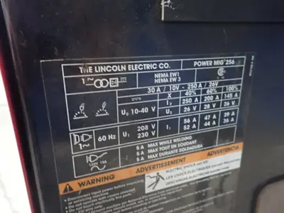 Used LINCOLN ELECTRIC POWER MIG 256 Mig Welders Ohio US | HGR 24 #1283853