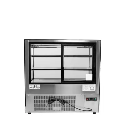 New | in-Stock Atosa New Atosa RDCS-48 Floor Model Refrigerated Display Square, 48" Display Refrigerators Illinois US | Falcon Restaurant Supply #1375245