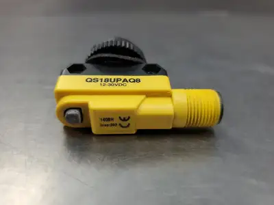 BANNER QS18UPAQ8 (1408H) Ultrasonic Sensor, 12-30VDC. 5E-36/3