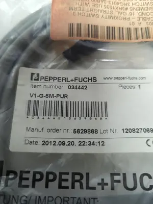 New | in-Stock PEPPERL V1-G-5M-PUR Relays & Switches | Surplus Asset Holdings #1205732
