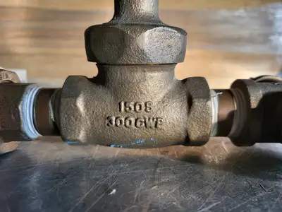 3/4" Class 150S Gate Valve w/ Flowmeter