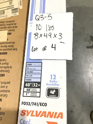 Sylvania F032/741/ECO 48″ Cool White Beam Lightbulbs (Lot of 4)
