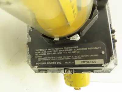 Hytork-130 Pneumatic Actuator 1-1/2" Ball Valve Watchman Positioner FMYB-5120