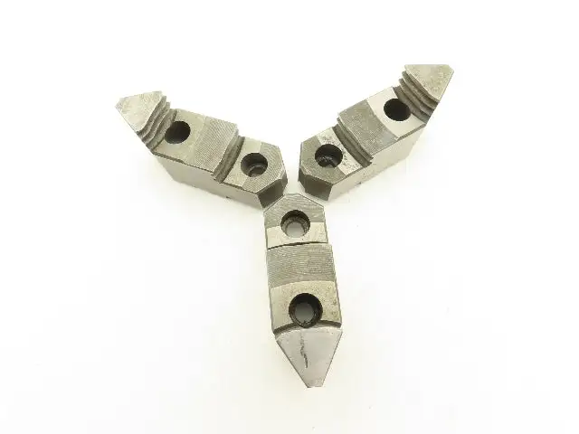 787 Steel Lathe Chuck Jaws Reversible T-Track mount Set of 3