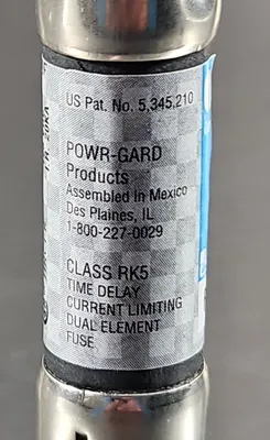 LITTELFUSE FLNR-60-ID DUAL-ELEMENT TIME-DELAY FUSE, 250-VOLT, 60-AMP. Loc4C-19